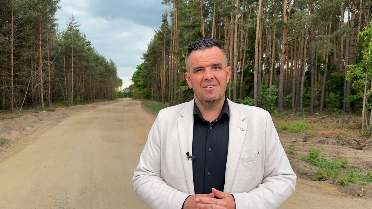 Trwa przebudowa drogi w miejscowościach Oleśnica - Wilków - Fułki